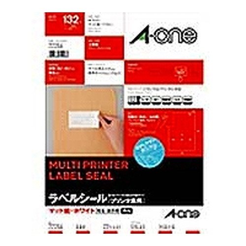 Amazon | エーワン ラベルシール プリンタ兼用 6面 22枚 72206 『 2